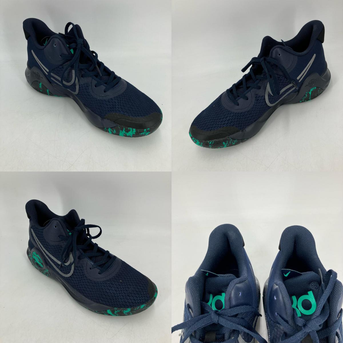 NIKE | ナイキ KD TREY 5 IX EP スニーカー CW3402-400 ネイビー 28cm【イオン広店】
