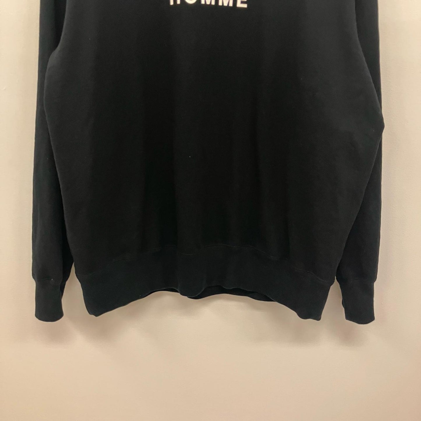 COMME des GARCONS HOMME | コムデギャルソンオム Logo Crewneck スウェット HO-T104 ブラック サイズ：XL【イオン広店】