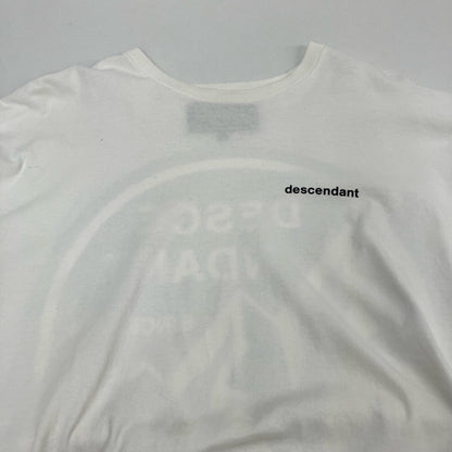 DESCENDANT | ディセンダント MAUNTAIN RANGE L/S 長袖Ｔシャツ ホワイト サイズ：3【イオン広店】