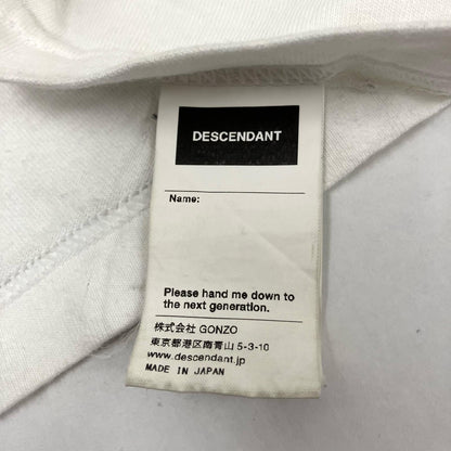 DESCENDANT | ディセンダント MAUNTAIN RANGE L/S 長袖Ｔシャツ ホワイト サイズ：3【イオン広店】