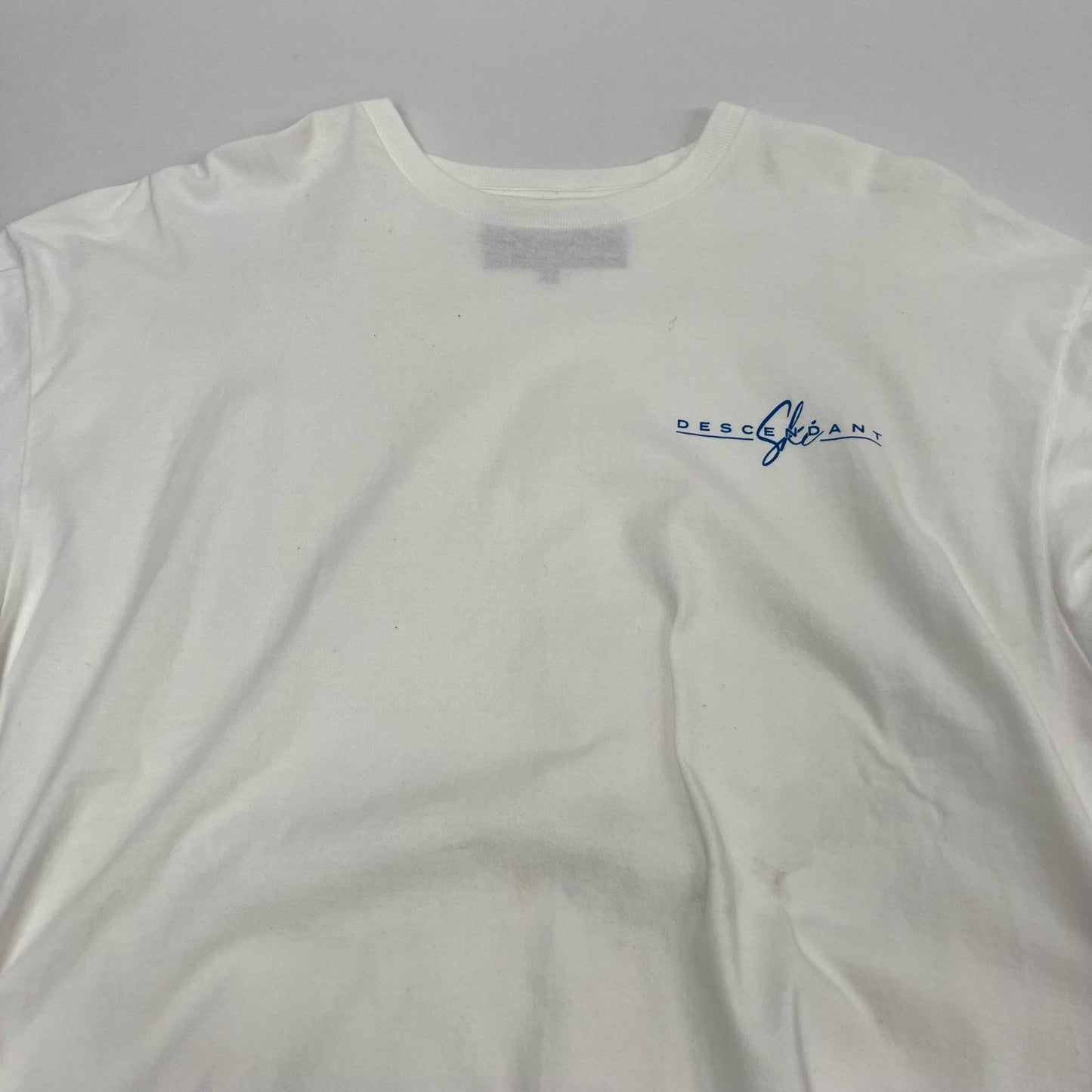 DESCENDANT | ディセンダント DESCENDANT?23AW?SPUR?LS 長袖Ｔシャツ ホワイト サイズ：2【イオン広店】