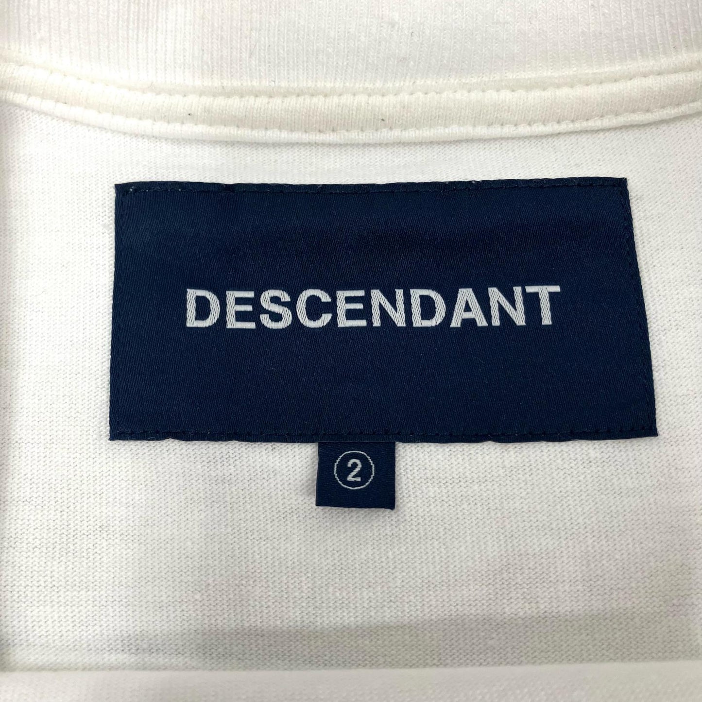 DESCENDANT | ディセンダント DESCENDANT?23AW?SPUR?LS 長袖Ｔシャツ ホワイト サイズ：2【イオン広店】