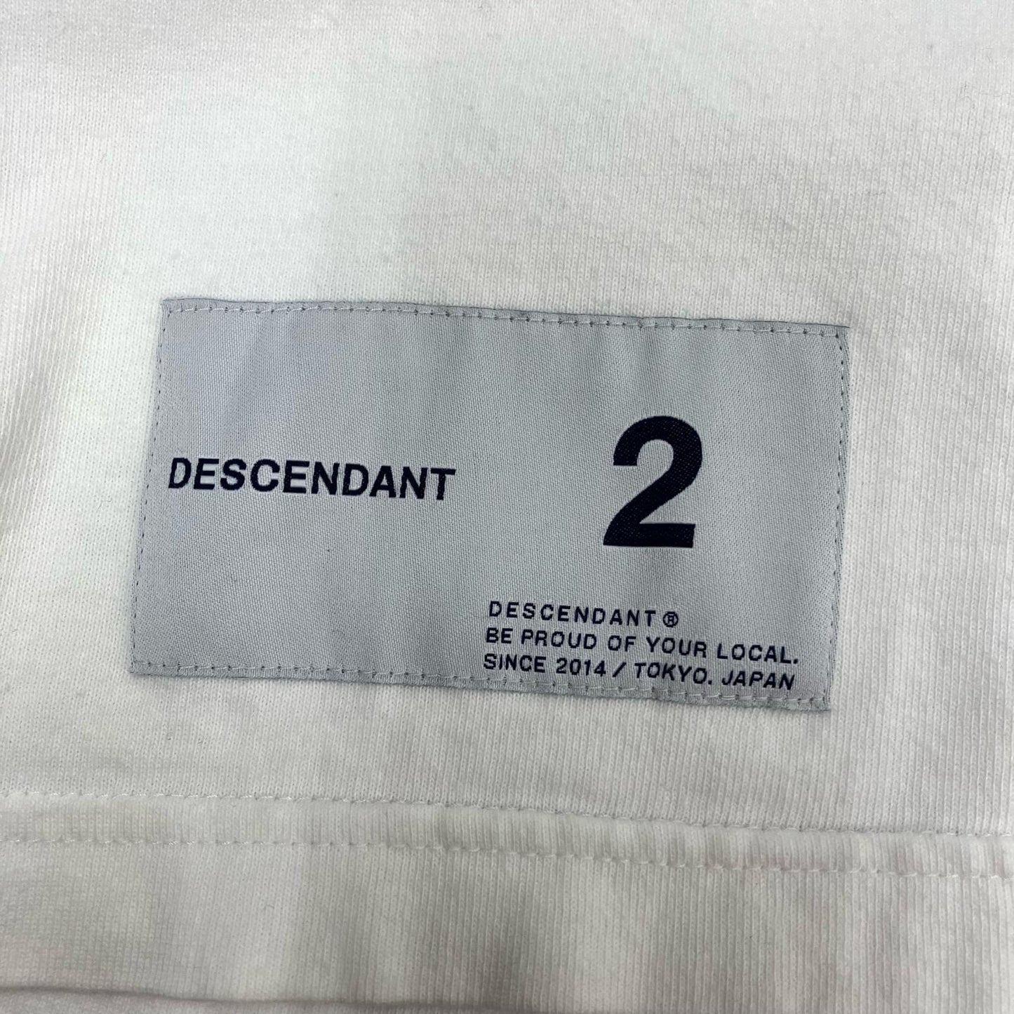 DESCENDANT | ディセンダント DESCENDANT?23AW?SPUR?LS 長袖Ｔシャツ ホワイト サイズ：2【イオン広店】