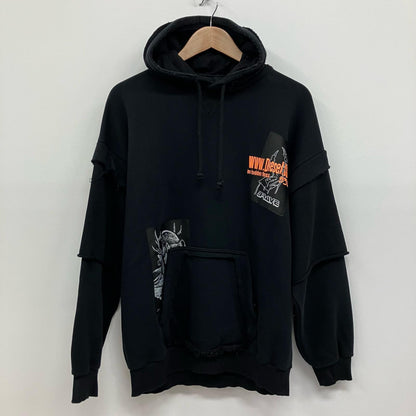 DIESEL | ディーゼル パーカー A01804-0KAZW ブラック サイズ：S【イオン広店】