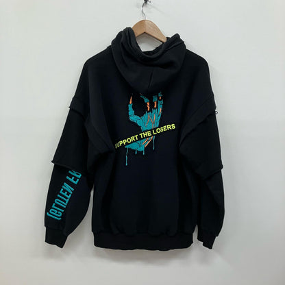 DIESEL | ディーゼル パーカー A01804-0KAZW ブラック サイズ：S【イオン広店】