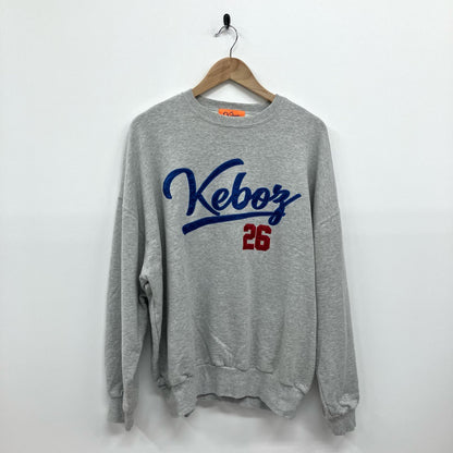 KEBOZ | ケボズ FROCLUBコラボ スウェット グレー サイズ：L【イオン広店】