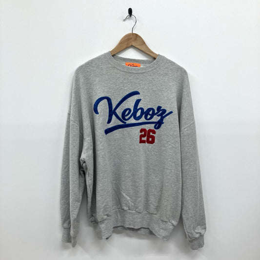 KEBOZ | ケボズ FROCLUBコラボ スウェット グレー サイズ：L【イオン広店】