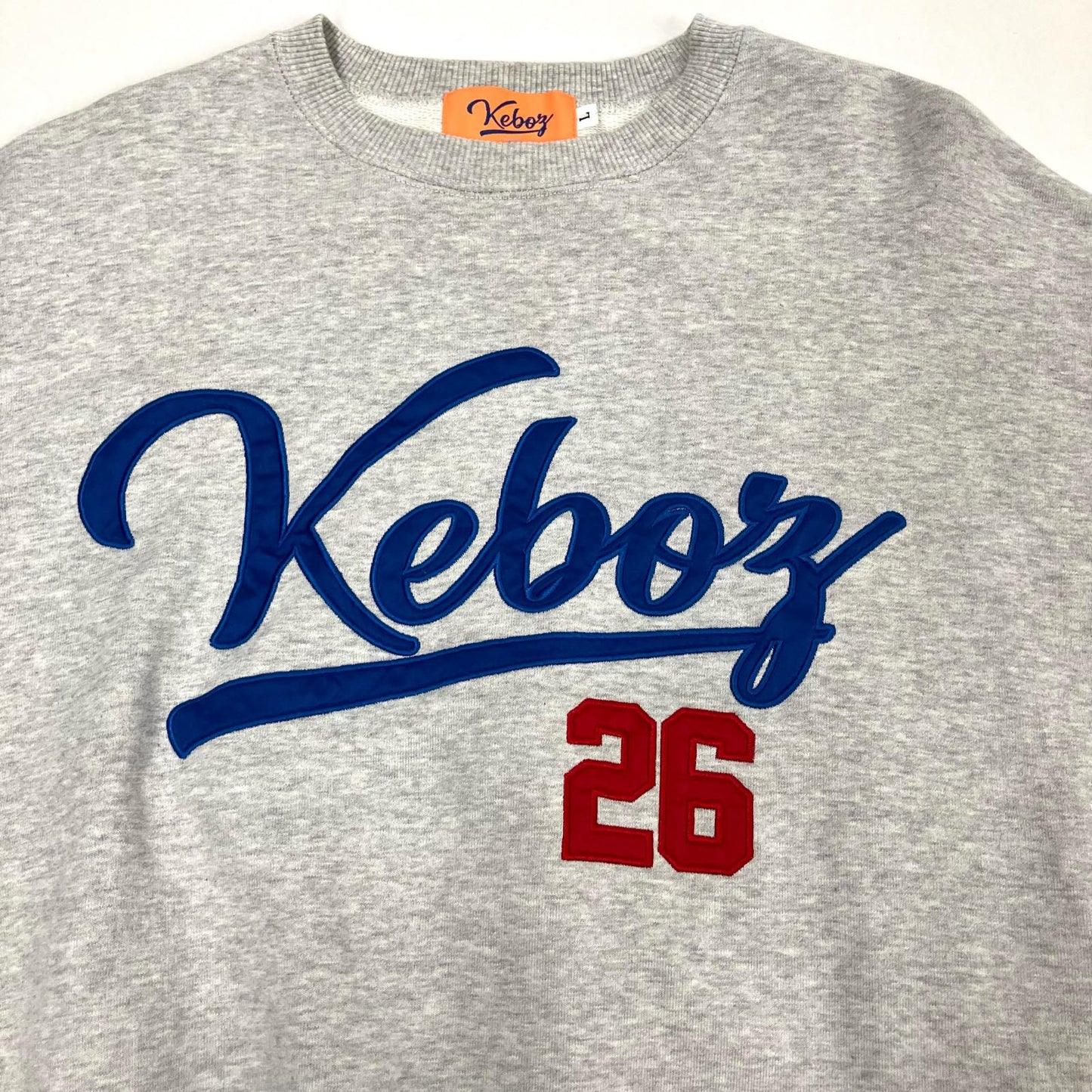 KEBOZ | ケボズ FROCLUBコラボ スウェット グレー サイズ：L【イオン広店】