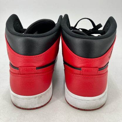 NIKE AIR JORDAN | ナイキ　エアー　ジョーダン Air Jordan 1 Mid “Bred” スニーカー 554724-074 レッド 27.5cm【イオン広店】