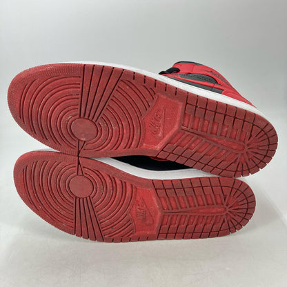 NIKE AIR JORDAN | ナイキ　エアー　ジョーダン Air Jordan 1 Mid “Bred” スニーカー 554724-074 レッド 27.5cm【イオン広店】