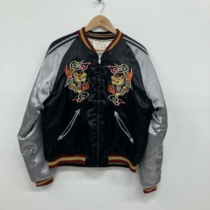 TAILOR TOYO(東洋エンタープライズ) | テイラートウヨウテイラートーヨー リバーシブルスカジャン スーベニアジャケット TT0931 ブラック サイズ：L【イオン広店】