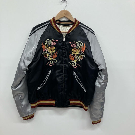 TAILOR TOYO(東洋エンタープライズ) | テイラートウヨウテイラートーヨー リバーシブルスカジャン スーベニアジャケット TT0931 ブラック サイズ：L【イオン広店】