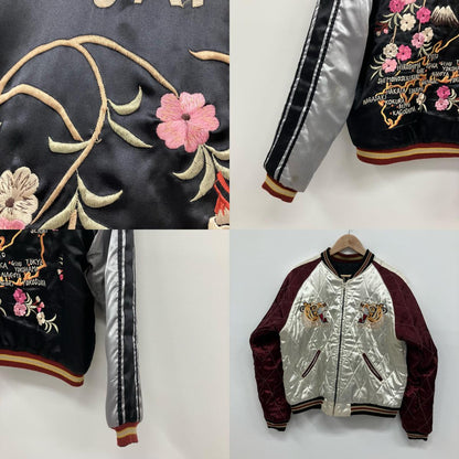 TAILOR TOYO(東洋エンタープライズ) | テイラートウヨウテイラートーヨー リバーシブルスカジャン スーベニアジャケット TT0931 ブラック サイズ：L【イオン広店】