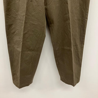 YAECA | ヤエカ チノワイドテーパード パンツ 14609 オリーブ【イオン広店】