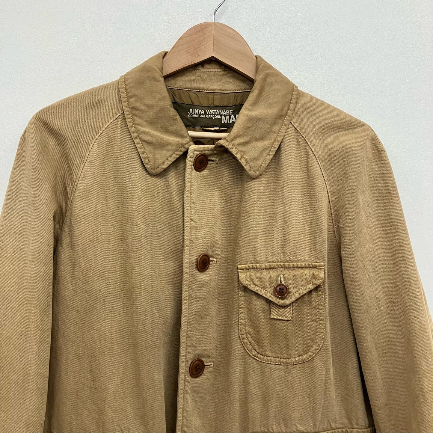 JUNYA WATANABE COMME des GARCONS MAN | ジュンヤワタナベコムデギャルソンマン 製品染めコート その他アウター WL-C023 ベージュ サイズ：XS【イオン広店】