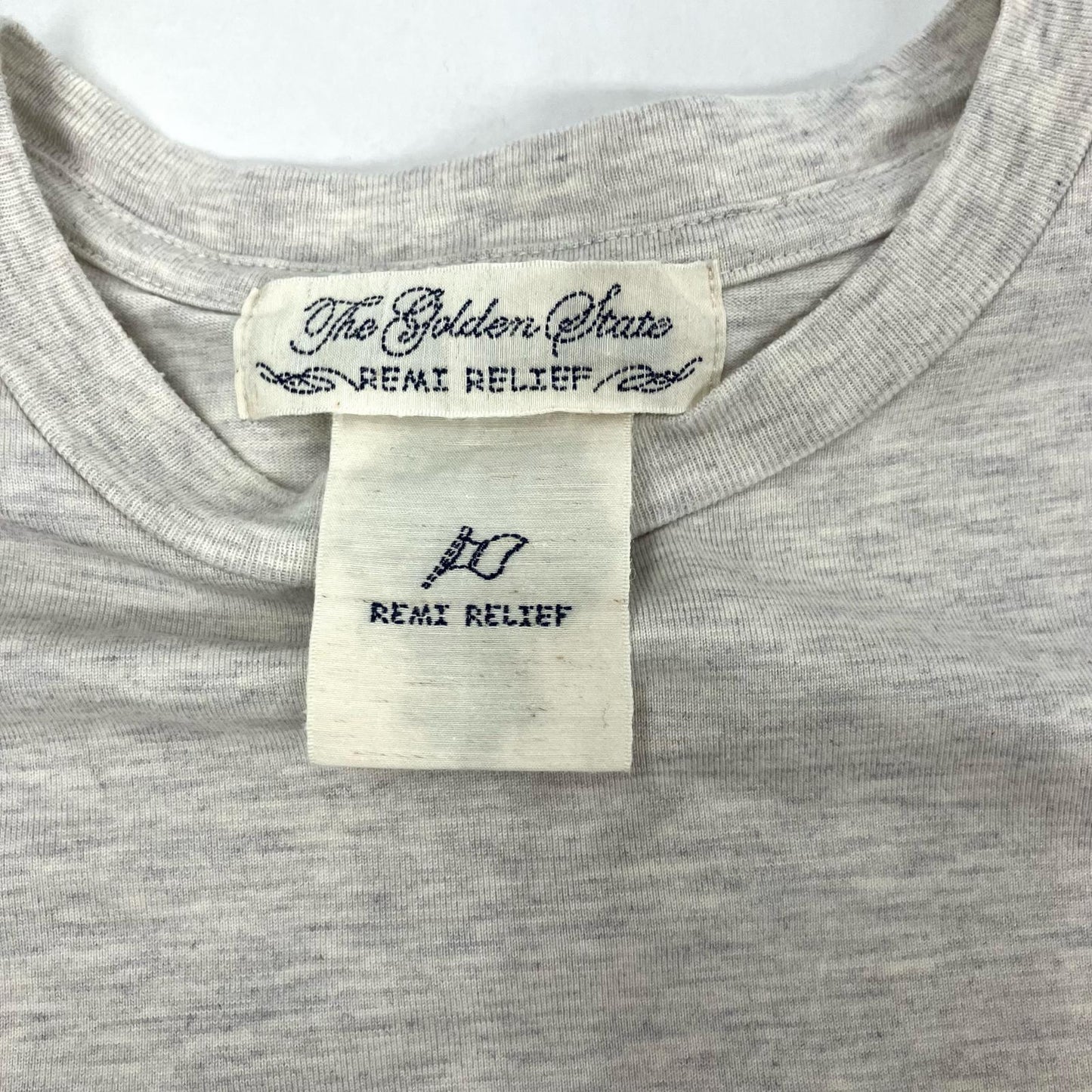 REMI RELIEF | レミレリーフ 半袖Ｔシャツ グレー サイズ：M【イオン広店】