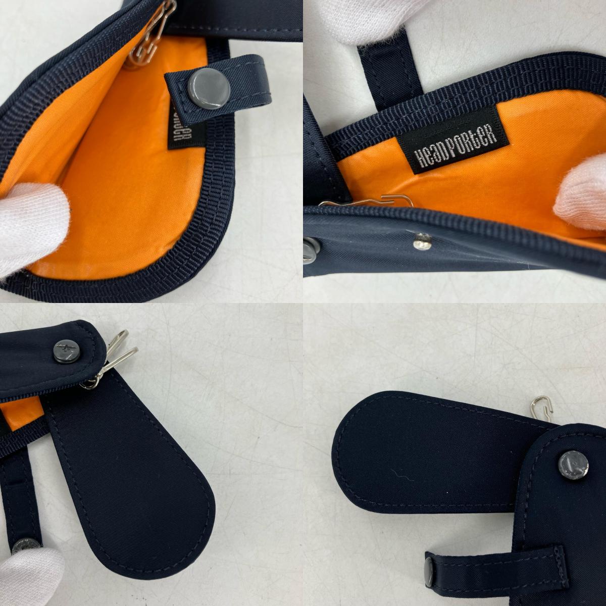 HEAD PORTER | ヘッドポーター Tanker Slide 4-Slot Key Case キーケース ブラック【イオン広店】