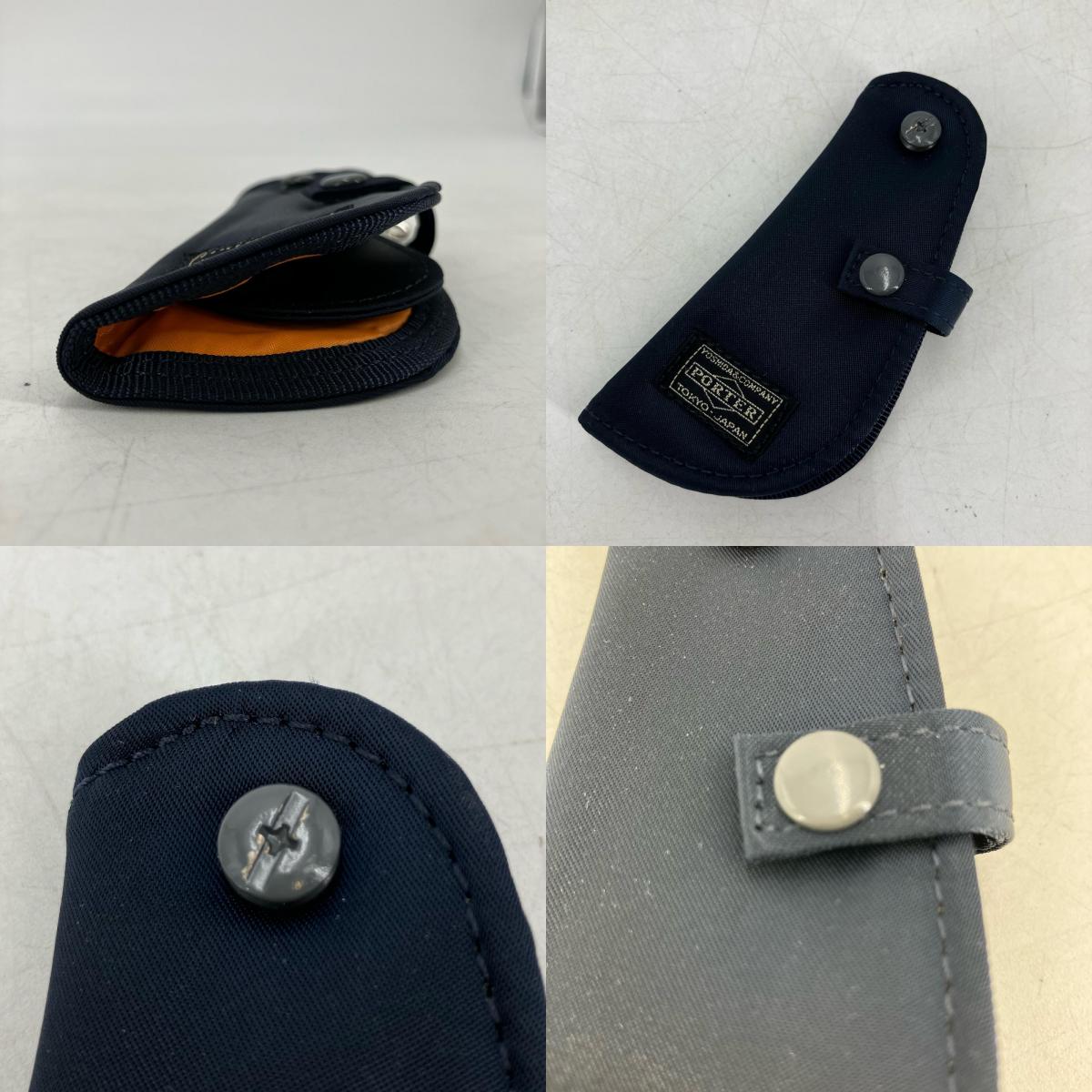 HEAD PORTER | ヘッドポーター Tanker Slide 4-Slot Key Case キーケース ブラック【イオン広店】
