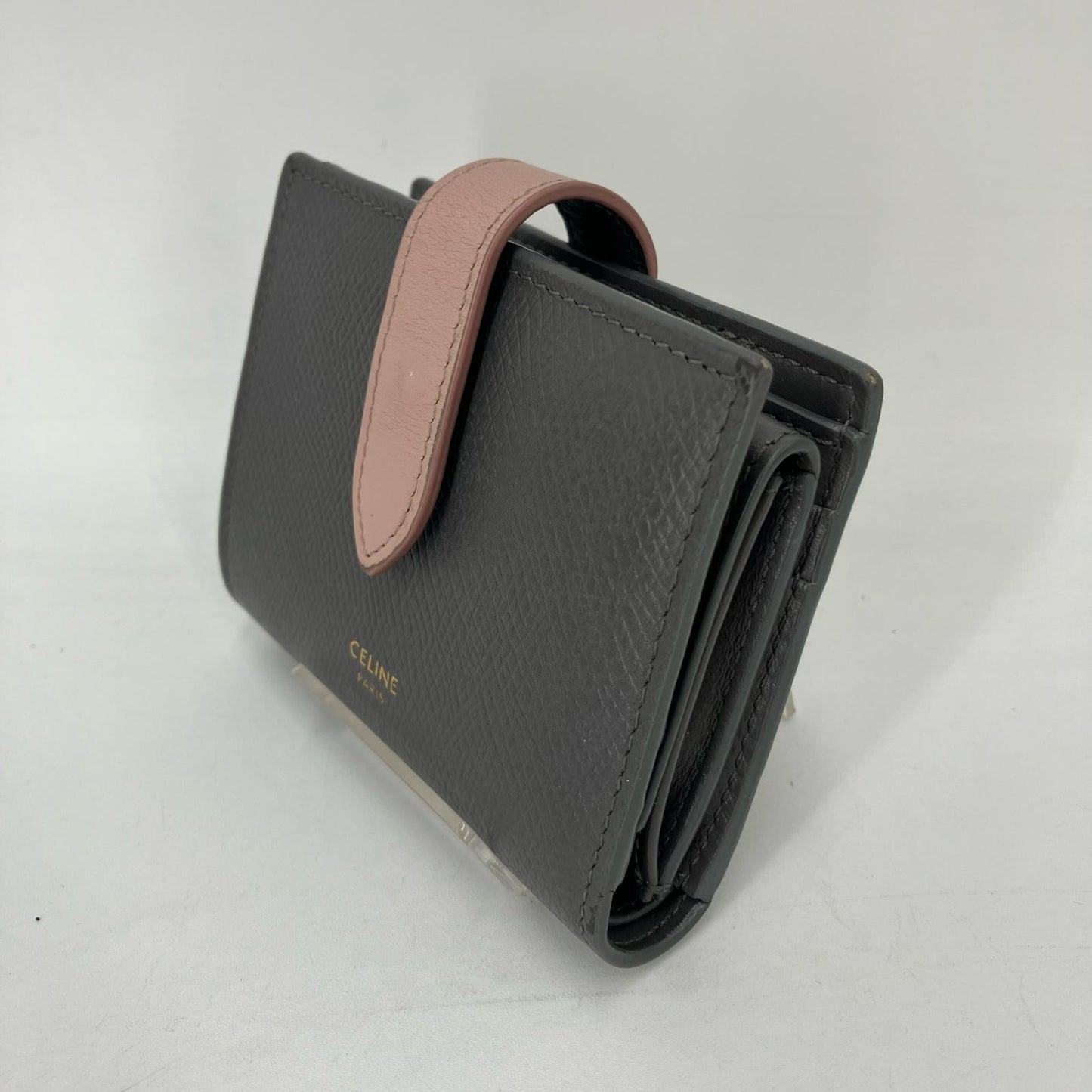 CELINE | セリーヌ 二つ折り財布 グレー【イオン広店】