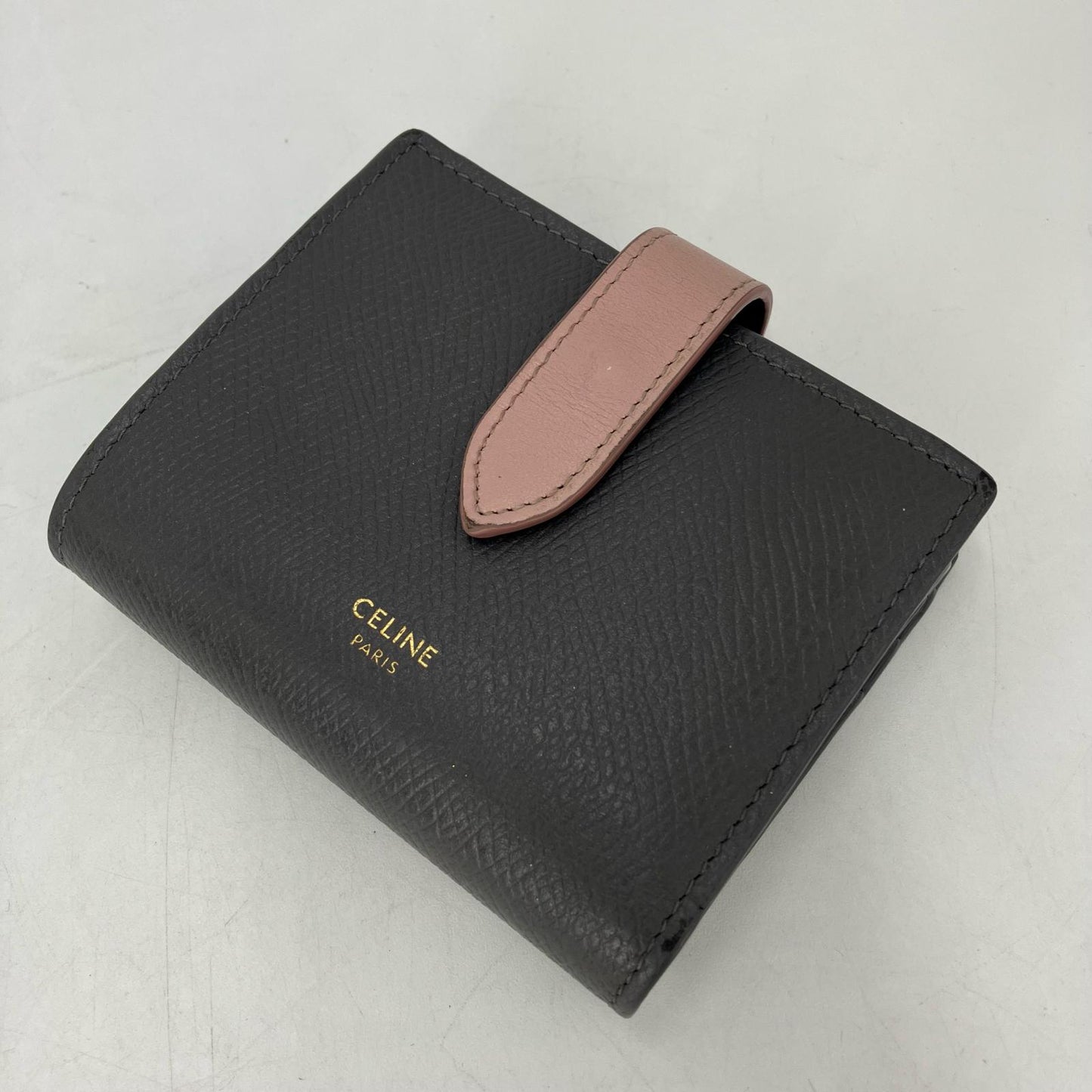 CELINE | セリーヌ 二つ折り財布 グレー【イオン広店】