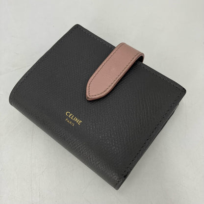 CELINE | セリーヌ 二つ折り財布 グレー【イオン広店】