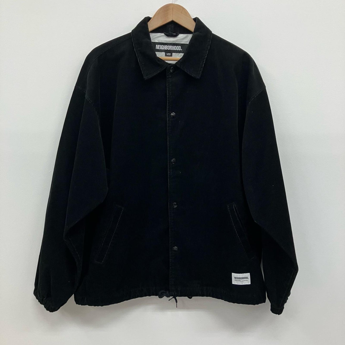 NEIGHBORHOOD | ネイバーフッド CORDUROY WINDBREAKER JACKET その他アウター 232SPNH-JKM04 ブラック サイズ：L【イオン広店】