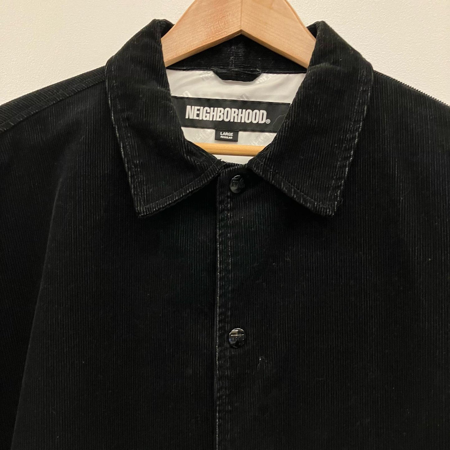 NEIGHBORHOOD | ネイバーフッド CORDUROY WINDBREAKER JACKET その他アウター 232SPNH-JKM04 ブラック サイズ：L【イオン広店】