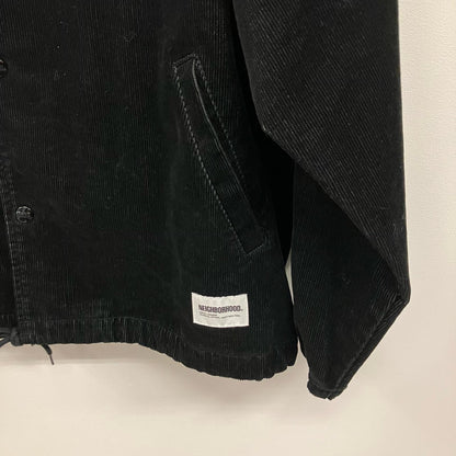 NEIGHBORHOOD | ネイバーフッド CORDUROY WINDBREAKER JACKET その他アウター 232SPNH-JKM04 ブラック サイズ：L【イオン広店】