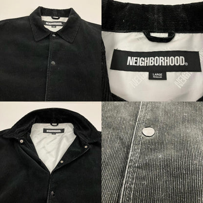 NEIGHBORHOOD | ネイバーフッド CORDUROY WINDBREAKER JACKET その他アウター 232SPNH-JKM04 ブラック サイズ：L【イオン広店】