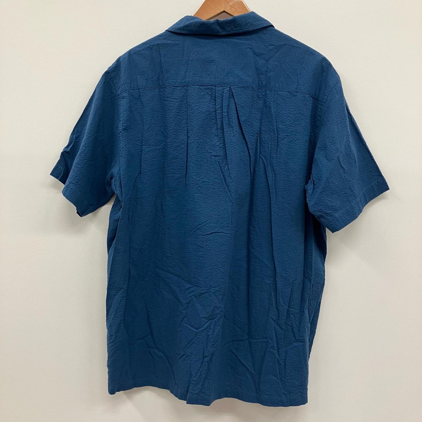 FTC | エフティーシー SEERSUCKER SHIRT 半袖シャツ FTC023SUMSH04 ブルー サイズ：XL【イオン広店】