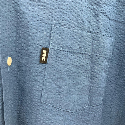 FTC | エフティーシー SEERSUCKER SHIRT 半袖シャツ FTC023SUMSH04 ブルー サイズ：XL【イオン広店】