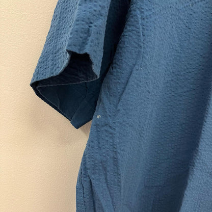 FTC | エフティーシー SEERSUCKER SHIRT 半袖シャツ FTC023SUMSH04 ブルー サイズ：XL【イオン広店】
