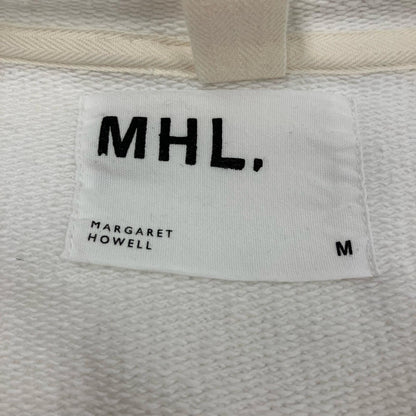 MHL | エムエイチエル SOFT COTTON DRILL パーカー 596-3166502 ホワイト サイズ：M【イオン広店】