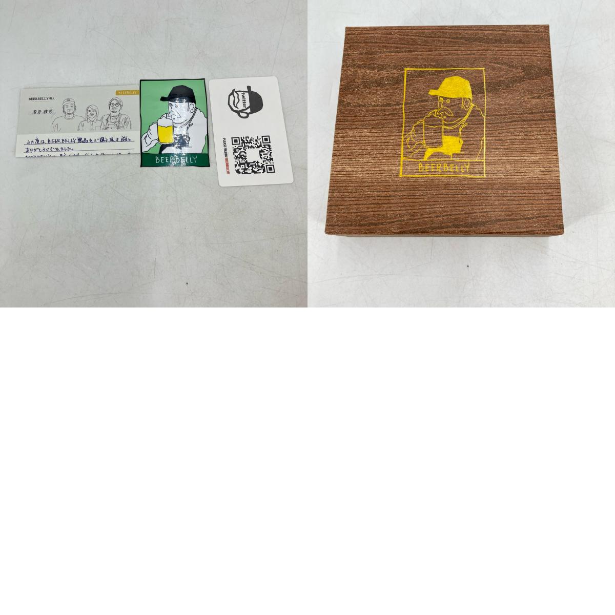 ハッチバック BEERBELLY 二つ折り財布 ブラウン【イオン広店】