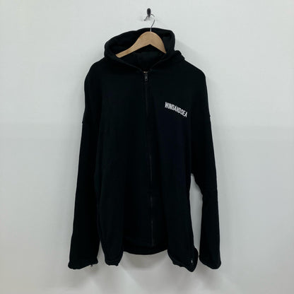 WIND AND SEA | ウィンダンシーウインダンシー SEA BIG ZIP HOODIE パーカー WDS-19A-SW-09 ブラック サイズ：L【イオン広店】