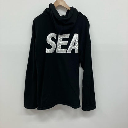 WIND AND SEA | ウィンダンシーウインダンシー SEA BIG ZIP HOODIE パーカー WDS-19A-SW-09 ブラック サイズ：L【イオン広店】