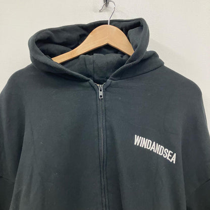 WIND AND SEA | ウィンダンシーウインダンシー SEA BIG ZIP HOODIE パーカー WDS-19A-SW-09 ブラック サイズ：L【イオン広店】