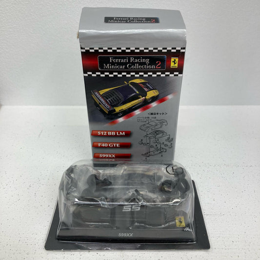 おもちゃ・玩具 1/64 Ferrari 599XX #55 ブラック フェラーリ レーシング ミニカーコレクション2【イオン広店】