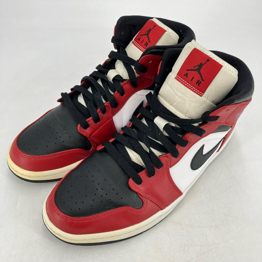 NIKE AIR JORDAN | ナイキ　エアー　ジョーダン Air Jordan 1 Mid Chicago Black Toe スニーカー 554724-069 レッド 27.5cm【イオン広店】