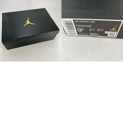 NIKE AIR JORDAN | ナイキ　エアー　ジョーダン Air Jordan 1 Mid Chicago Black Toe スニーカー 554724-069 レッド 27.5cm【イオン広店】