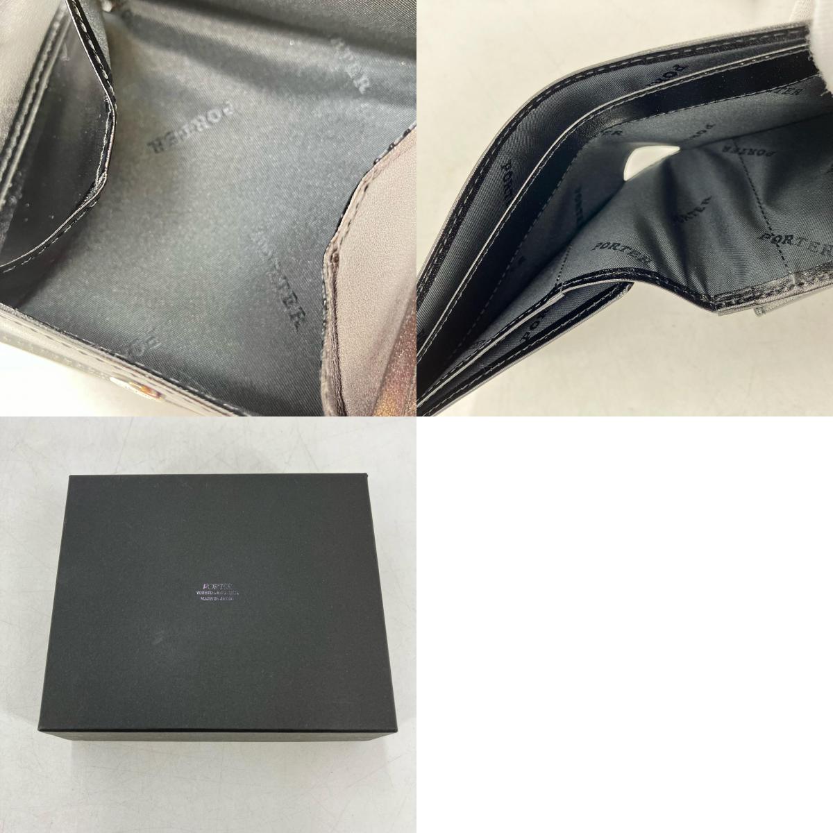 PORTER SHEEN | ポーターシーン WALLET 二つ折り財布 110-02921 ブラック【イオン広店】