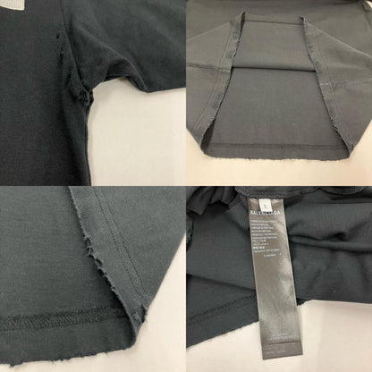 BALENCIAGA | バレンシアガ テープロゴ オーバーサイズ Tシャツ 半袖Ｔシャツ ブラック サイズ：S【イオン広店】