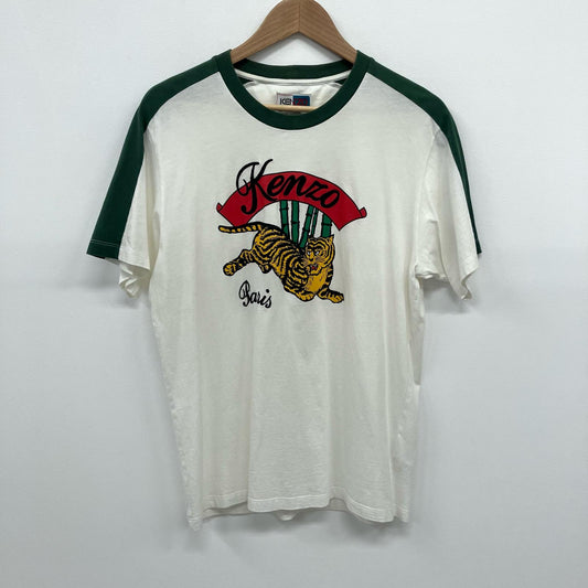 KENZO | ケンゾー Bamboo Tiger Tee 半袖Ｔシャツ F855TS01940E ホワイト サイズ：L【イオン広店】