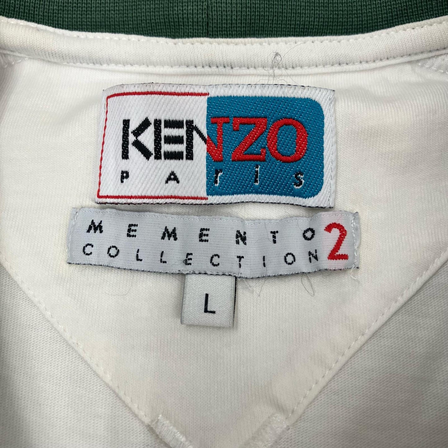 KENZO | ケンゾー Bamboo Tiger Tee 半袖Ｔシャツ F855TS01940E ホワイト サイズ：L【イオン広店】