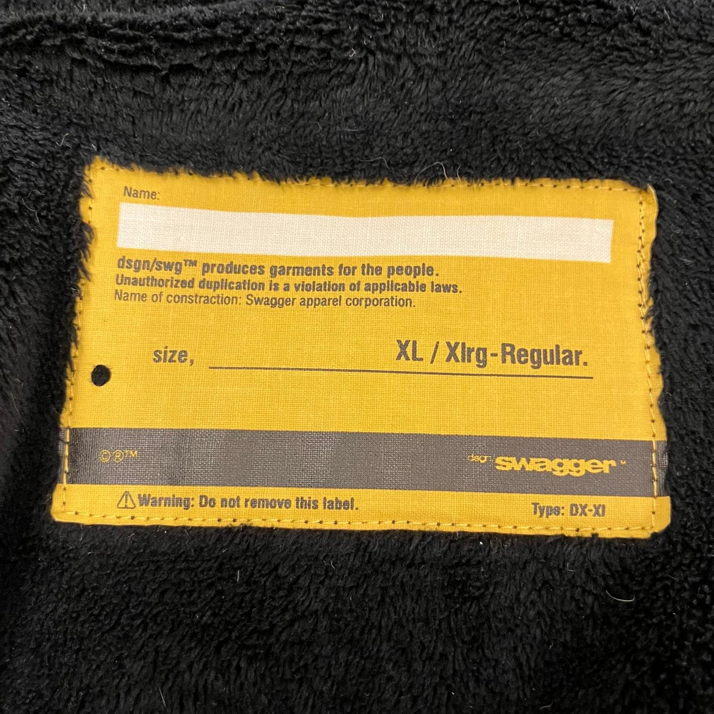 SWAGGER | スワッガー パーカー ブラック サイズ：XL【イオン広店】
