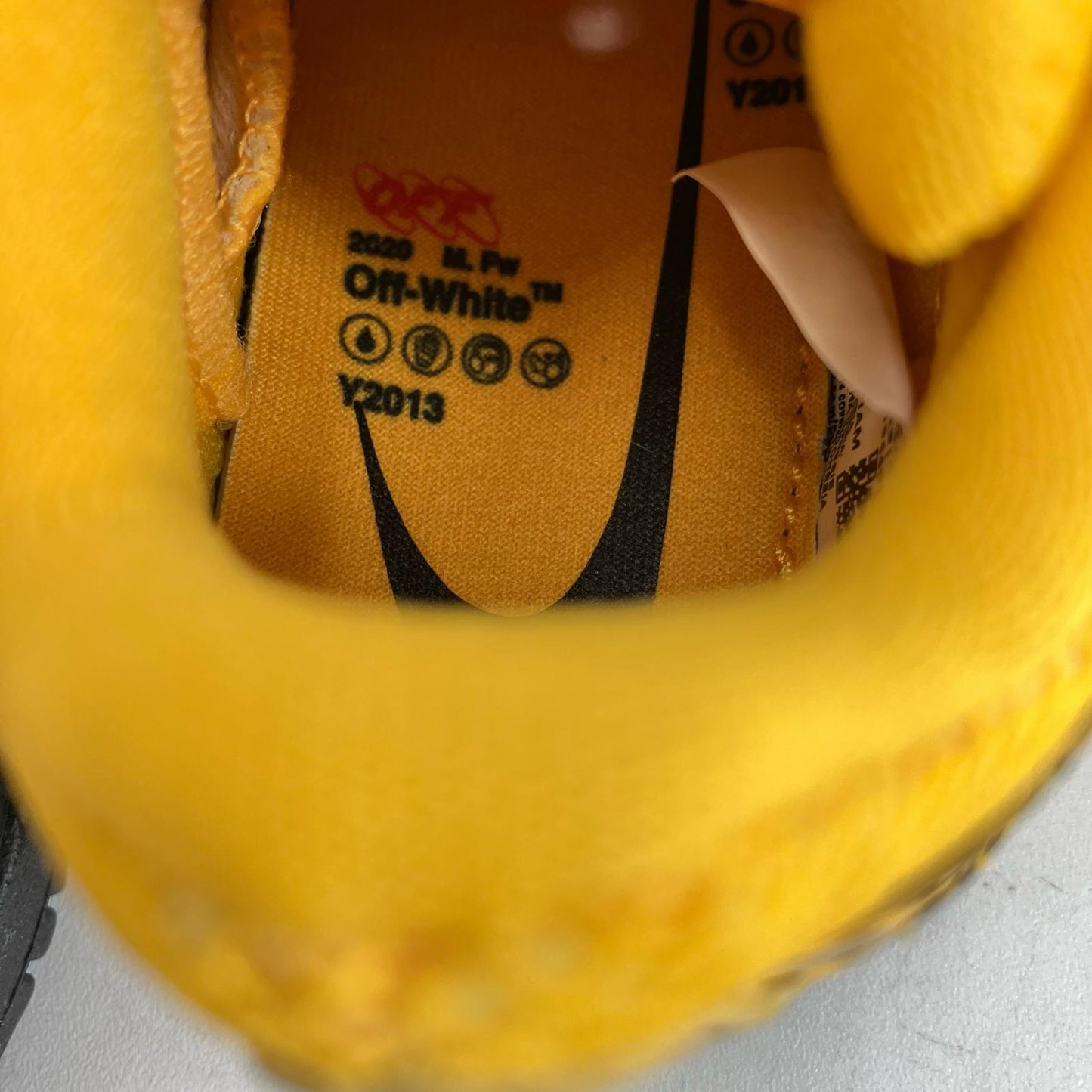 NIKE | ナイキ Off-White × Nike TD Air Rubber Dunk スニーカー CW7444-700 イエロー【イオン広店】