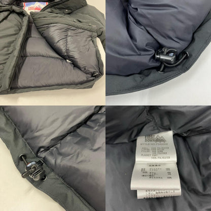 FIRST DOWN | ファーストダウン WRAP DOWN PARKA ダウンジャケット F542005 ブラック サイズ：L【イオン広店】