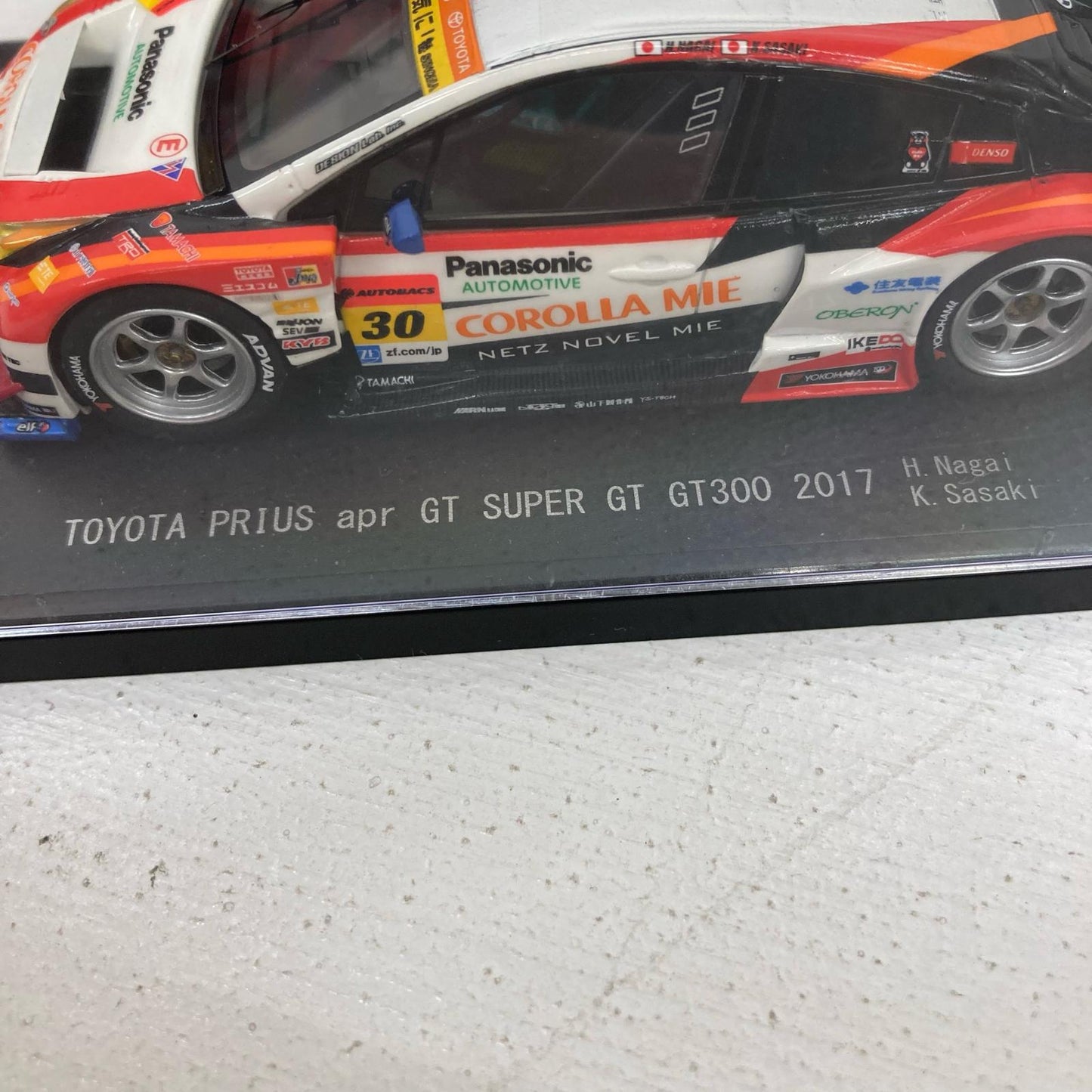 おもちゃ・玩具 1/43 SUPER GT300 2017 TOYOTA PRIUS apr GT #30 EBBRO 45549【イオン広店】