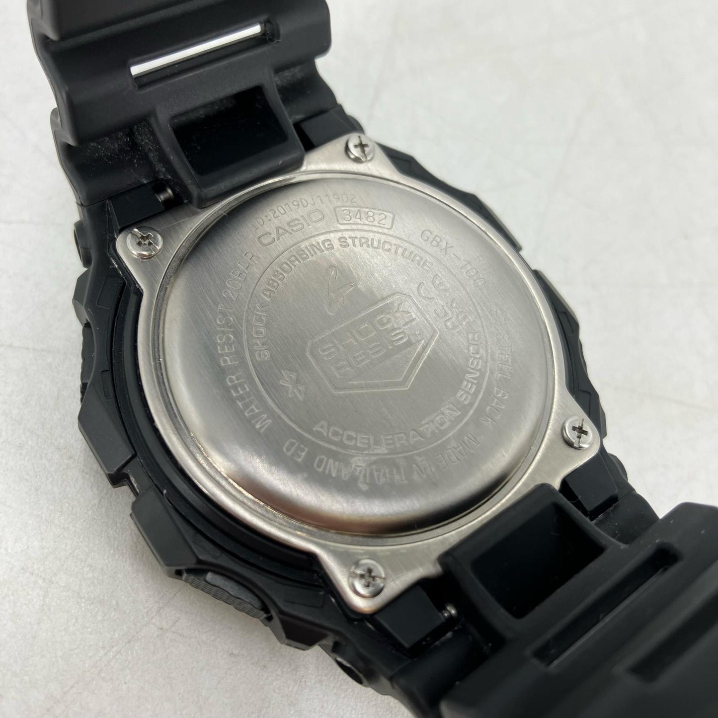 G-SHOCK | ジーショック GBX-100-1JF　デジタルクォーツ 腕時計 ブラック【イオン広店】