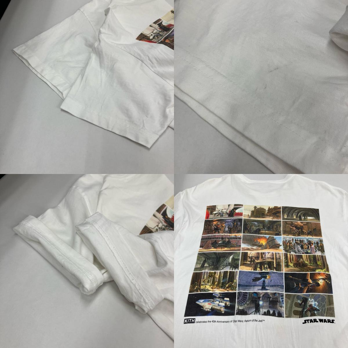 KITH | キース Kith x Star Wars Concept Tee White 半袖Ｔシャツ KHM031016 ホワイト サイズ：L【イオン広店】